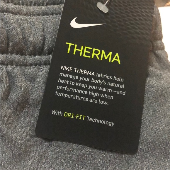 THERMA Fleece Core Pants little kids Grey HD - Picture 4 of 6